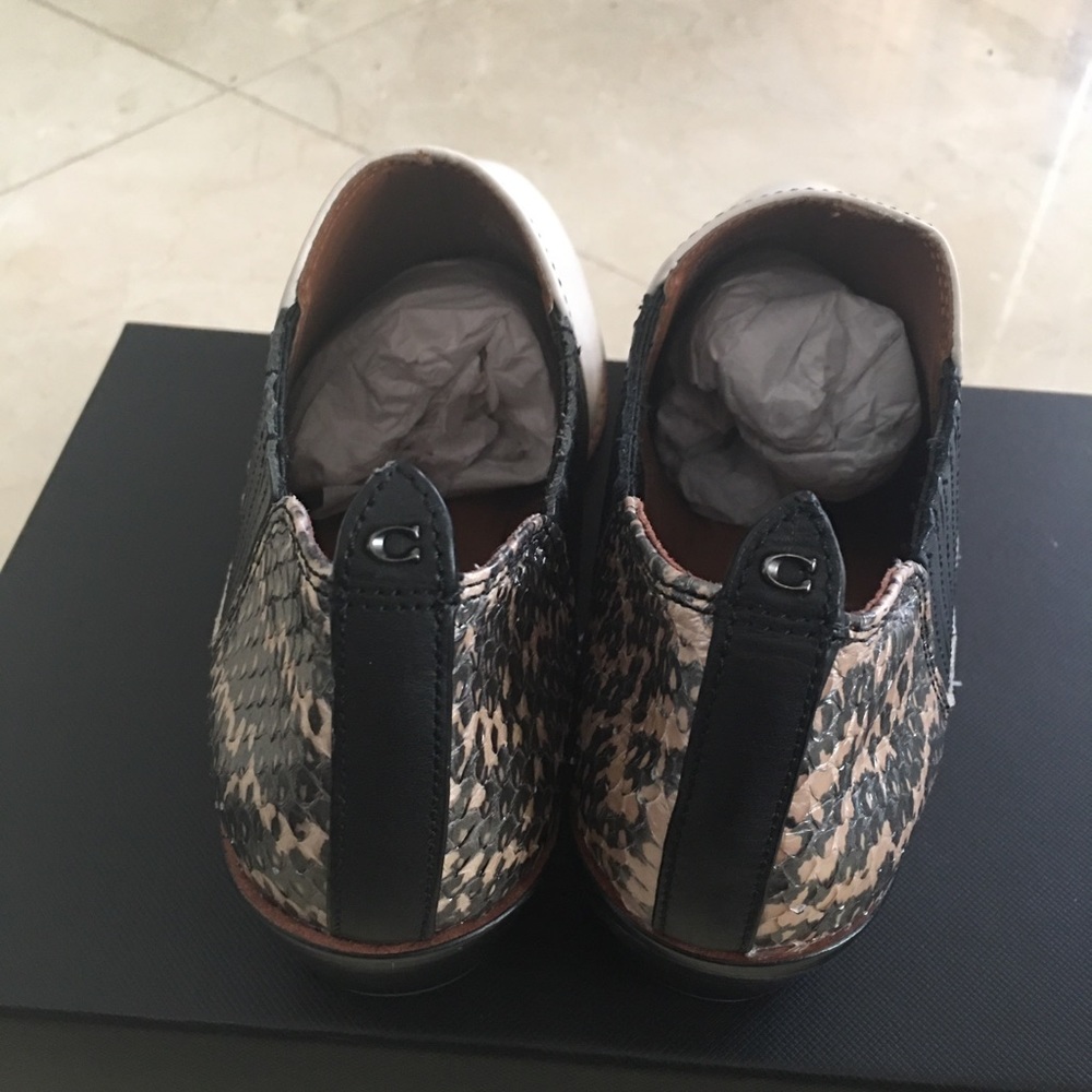 Coach White and Black Ankle Booties - Picture 4 of 5